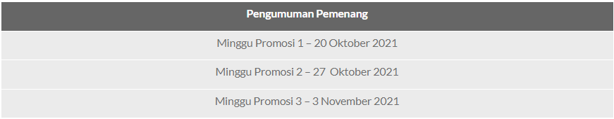Undian Spesial Halloween Happy Hour!