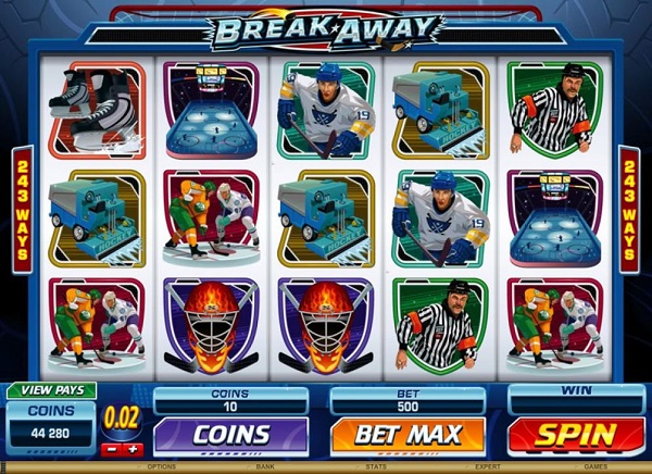 Break Away – Slot game yang sangat menarik dengan tema hoki