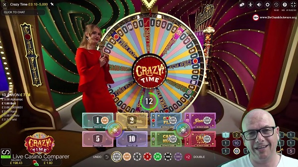 Crazy Time – Permainan milik putaran seru dengan pengganda hingga 25.000