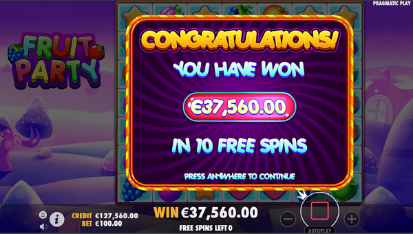 Fruit Party 2 – Slot game paling menghibur yang layak dinikmati tahun 2022