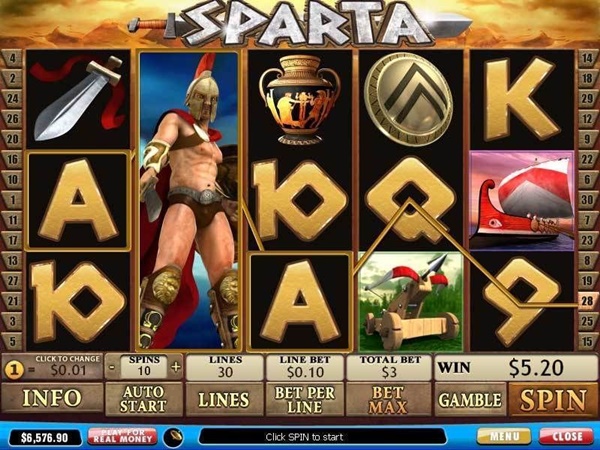 Detail Permainan Slot Sparta di bandar judi paling bergengsi di Indonesia