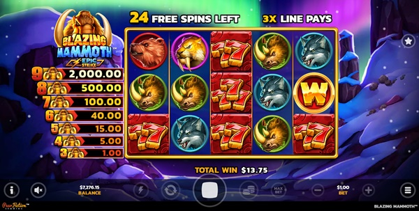 Blazing Mammoth: Gim slot yang familiar tapi aneh dari Microgaming