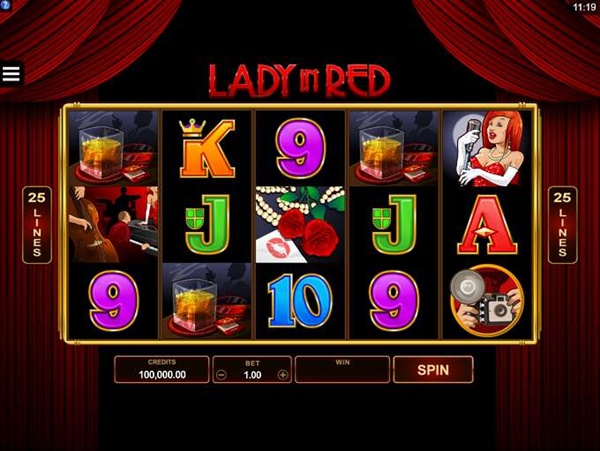 Temukan Lady in Red - Permainan slot dengan tingkat kemenangan tertinggi di Casino