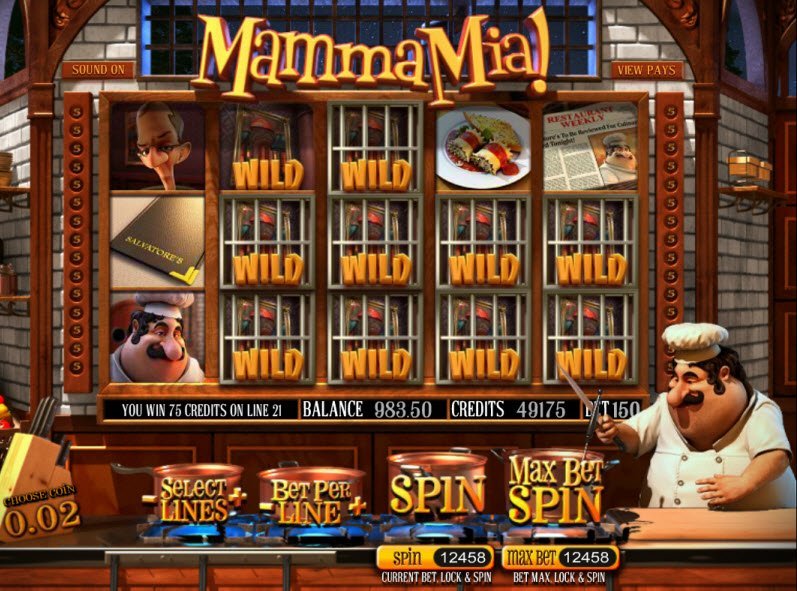 Mamma Mia – Permainan slot bertema memasak terbaik di Casino