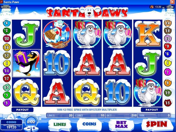 Santa Paws di Kasino: Petunjuk untuk memainkan permainan Slot Natal
