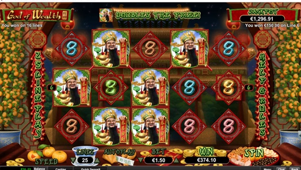 God of Wealth di Casino - Petunjuk untuk memainkan Slot game Dewa Kekayaan