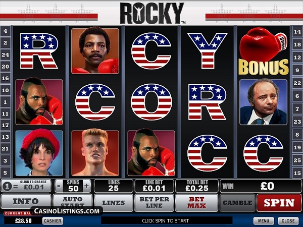 Permainan slot Rocky Bonus berburu dengan legenda seni bela diri