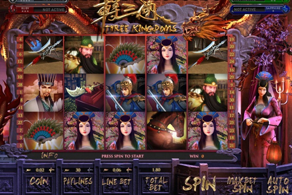 Petunjuk cara bermain Three Kingdoms: Slot game bertemakan Three Kingdoms