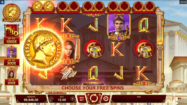 Permainan slot Augustus - Berburu dari arena Romawi kuno
