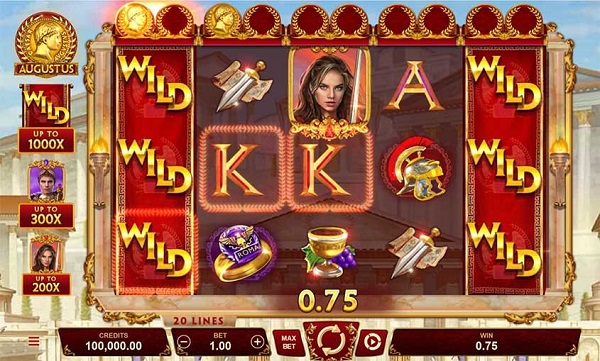 Permainan slot Augustus - Berburu dari arena Romawi kuno