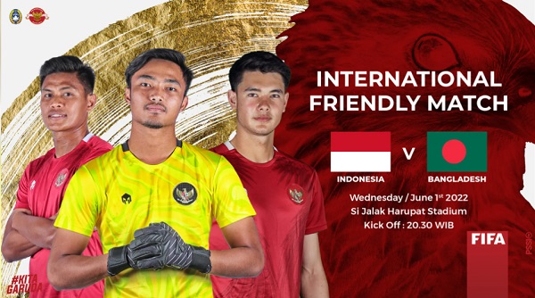 Prediksi Indonesia vs Bangladesh, 1900 pada 0106 – Pertandingan persahabatan internasional