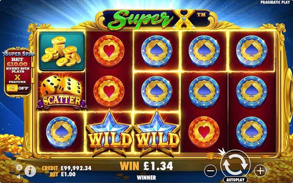 Super X - Gila dengan game slot super hot dengan banyak hadiah