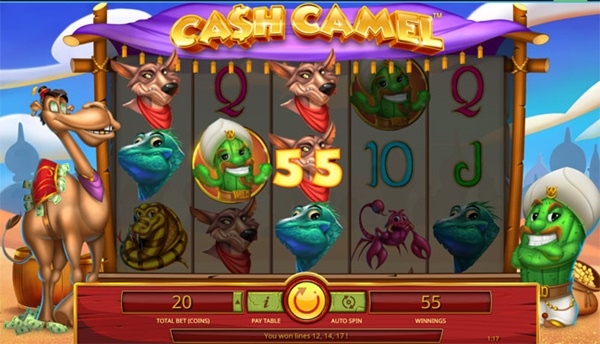 Slot Game Cash Camel dan perburuan harta karun di padang pasir