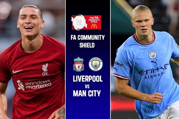 Prediksi Liverpool vs Manchester City 23h00 pada 30/07 – Taruhan Community Shield
