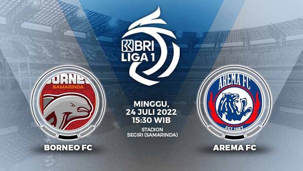Prediksi Borneo vs Arema Malang, 15:30 pada 24/07 – La Liga 1