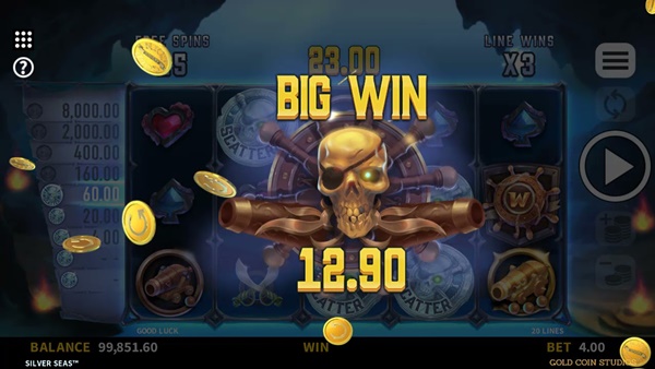 Slot Game Silver Seas – Gim ini memiliki hadiah besar hingga 3.200 kali lipat dari total taruhan
