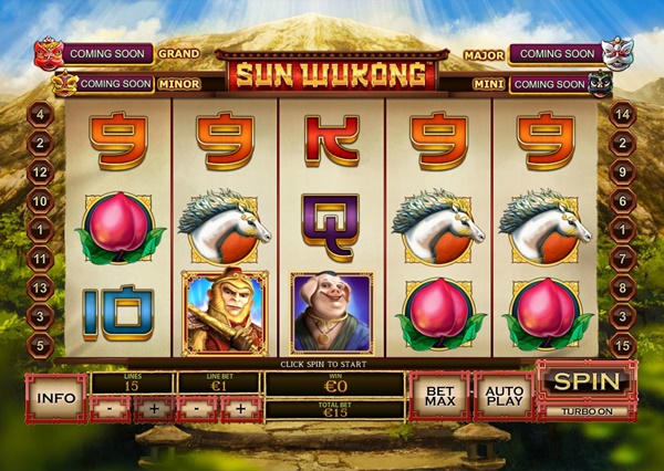 Berubah menjadi Sun Wu Kong di Game Slot klasik dengan nama yang sama