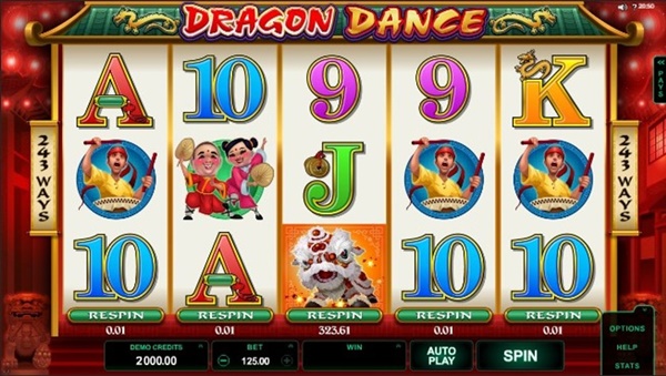 Dragon Dance – Game dengan warna festival oriental