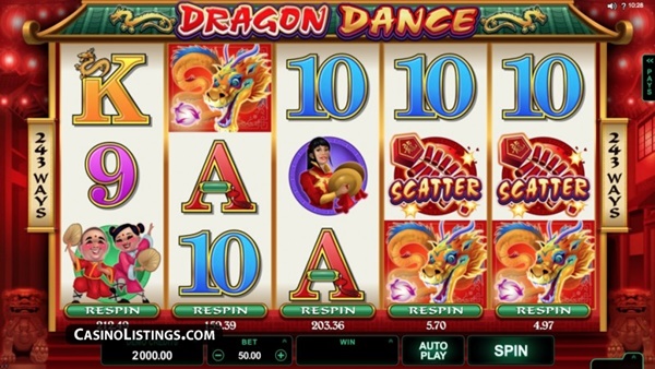 Dragon Dance – Game dengan warna festival oriental