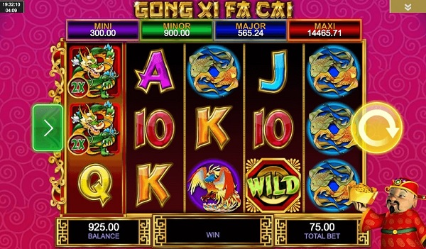 Petunjuk bermain Gongxi Facai – Game Slot membawa bonus hujan di Casino