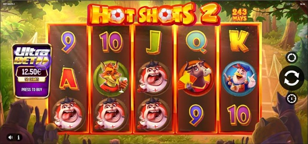 Slot Game Hot Shots 2 - Gim dengan tema unik