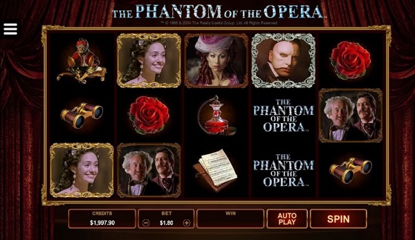 The Phantom of the Opera - Game slot yang diadaptasi dari novel terkenal