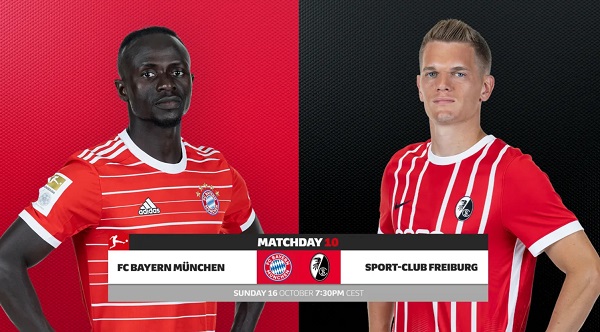 Prediksi Bayern vs Freiburg 00:30 pada 17 Oktober – Taruhan Bundesliga