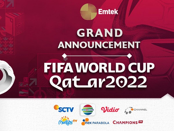 Bagaimana cara menonton siaran langsung Piala Dunia 2022 di Indonesia