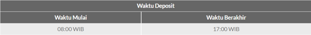Deposit Happy Hour